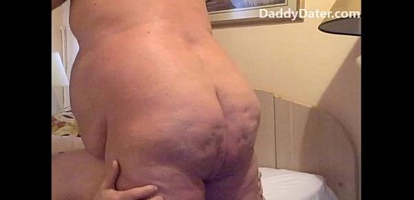  Chubby Obese Grandpa Fucking Bareback